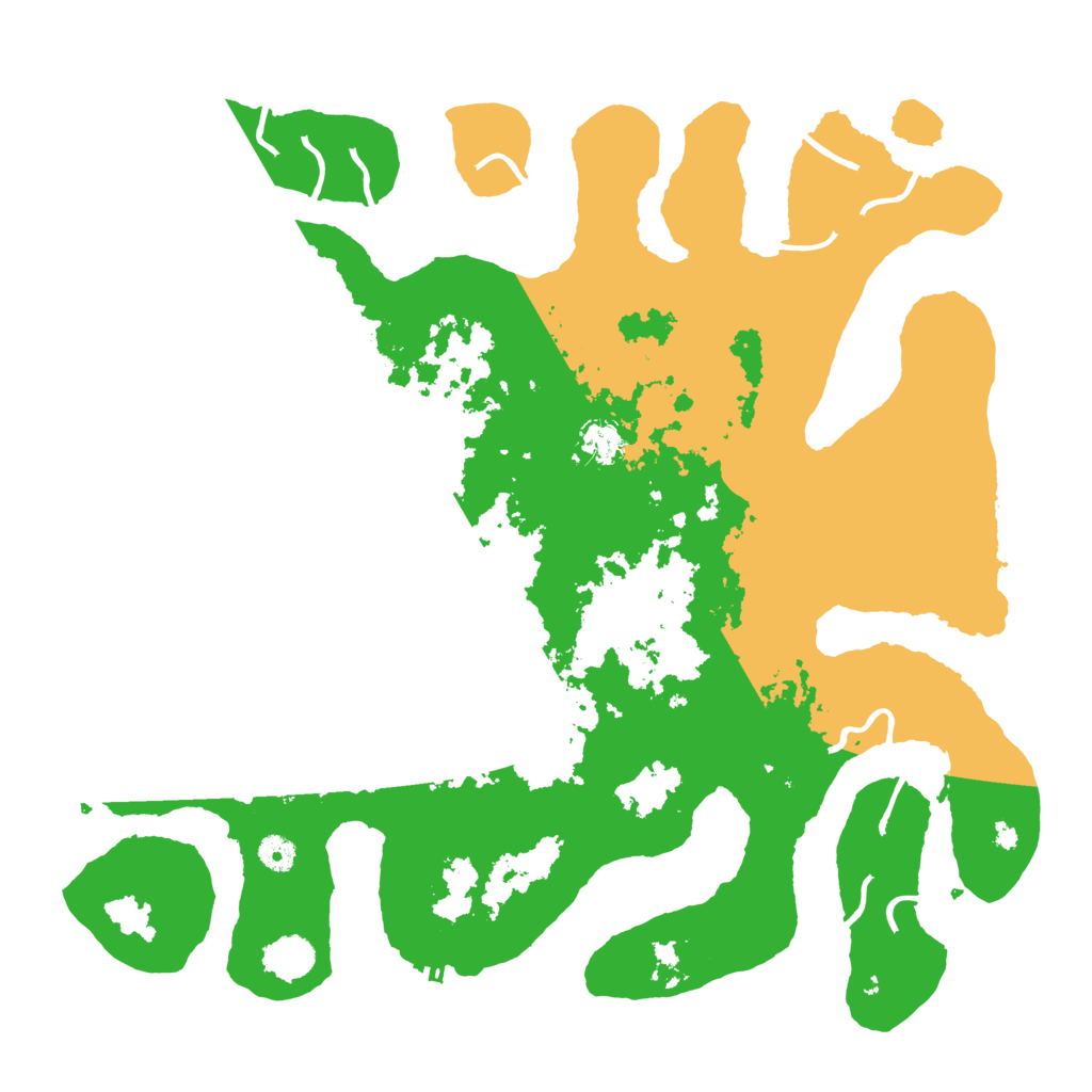 Biome Rust Map: Procedural Map, Size: 4500, Seed: 65535