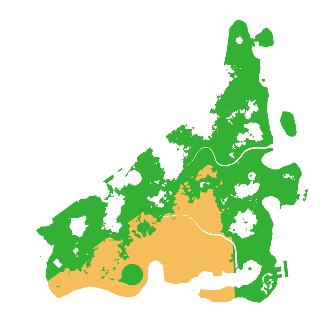 Biome Rust Map: Procedural Map, Size: 3950, Seed: 2135079929