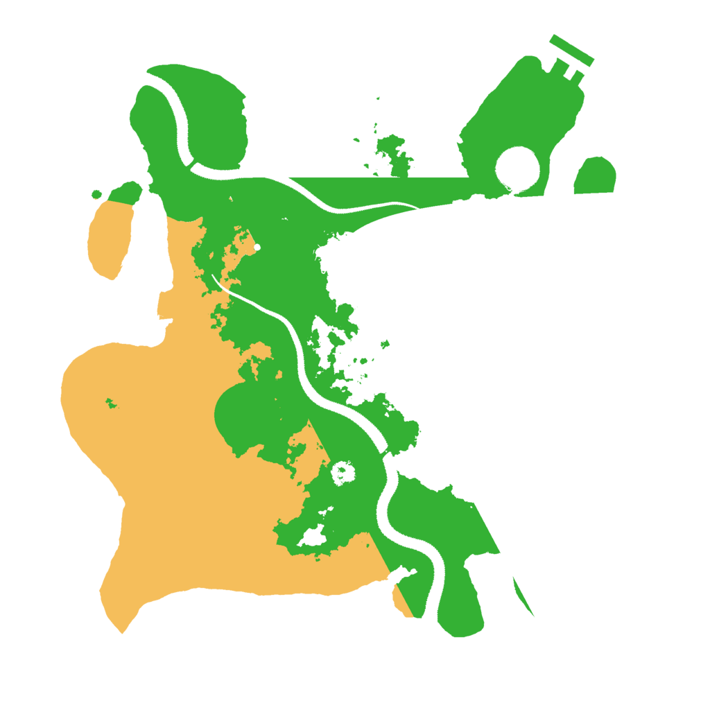 Biome Rust Map: Procedural Map, Size: 3000, Seed: 2102261670