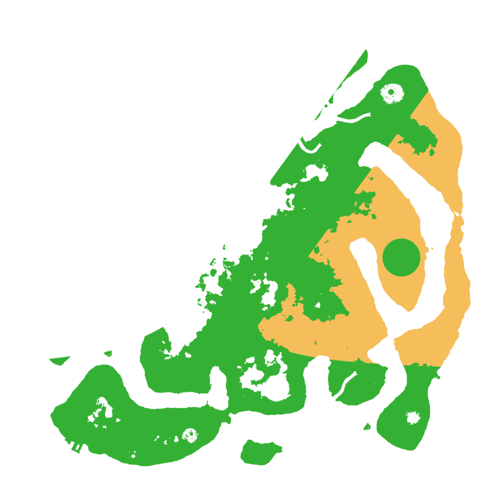 Biome Rust Map: Procedural Map, Size: 3500, Seed: 508463145