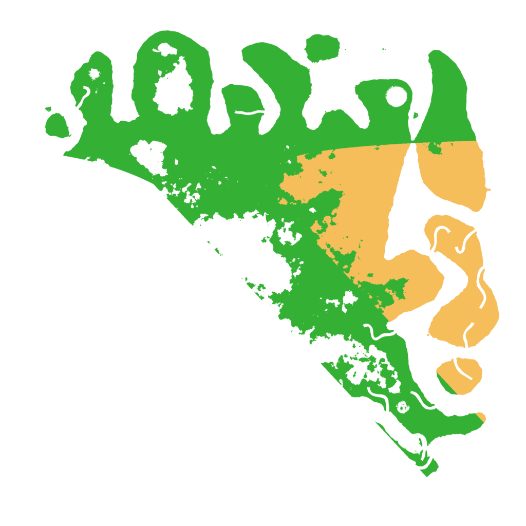 Biome Rust Map: Procedural Map, Size: 4500, Seed: 6164553