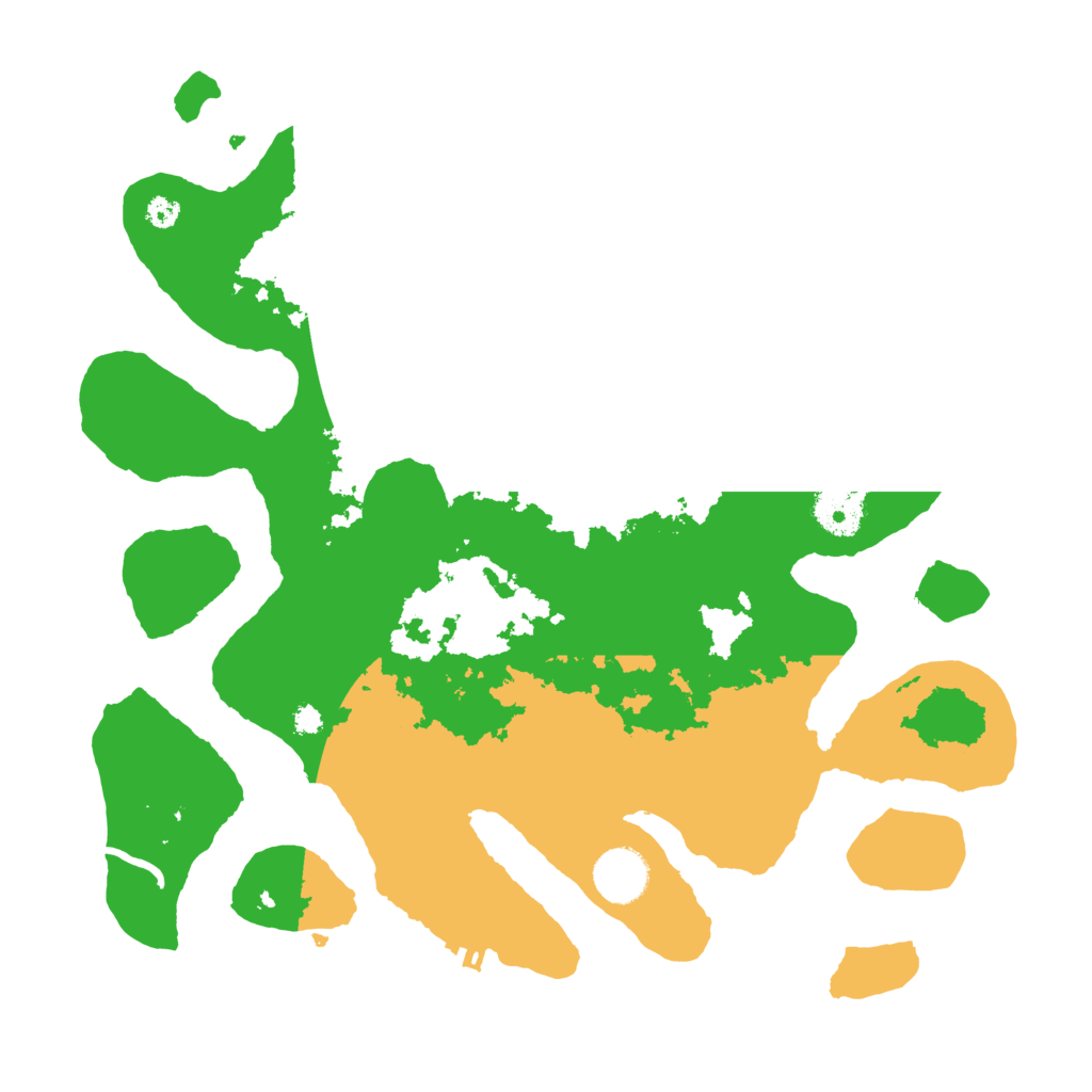 Biome Rust Map: Procedural Map, Size: 3500, Seed: 1129417