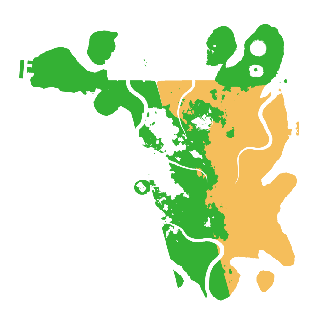Biome Rust Map: Procedural Map, Size: 3500, Seed: 5035630