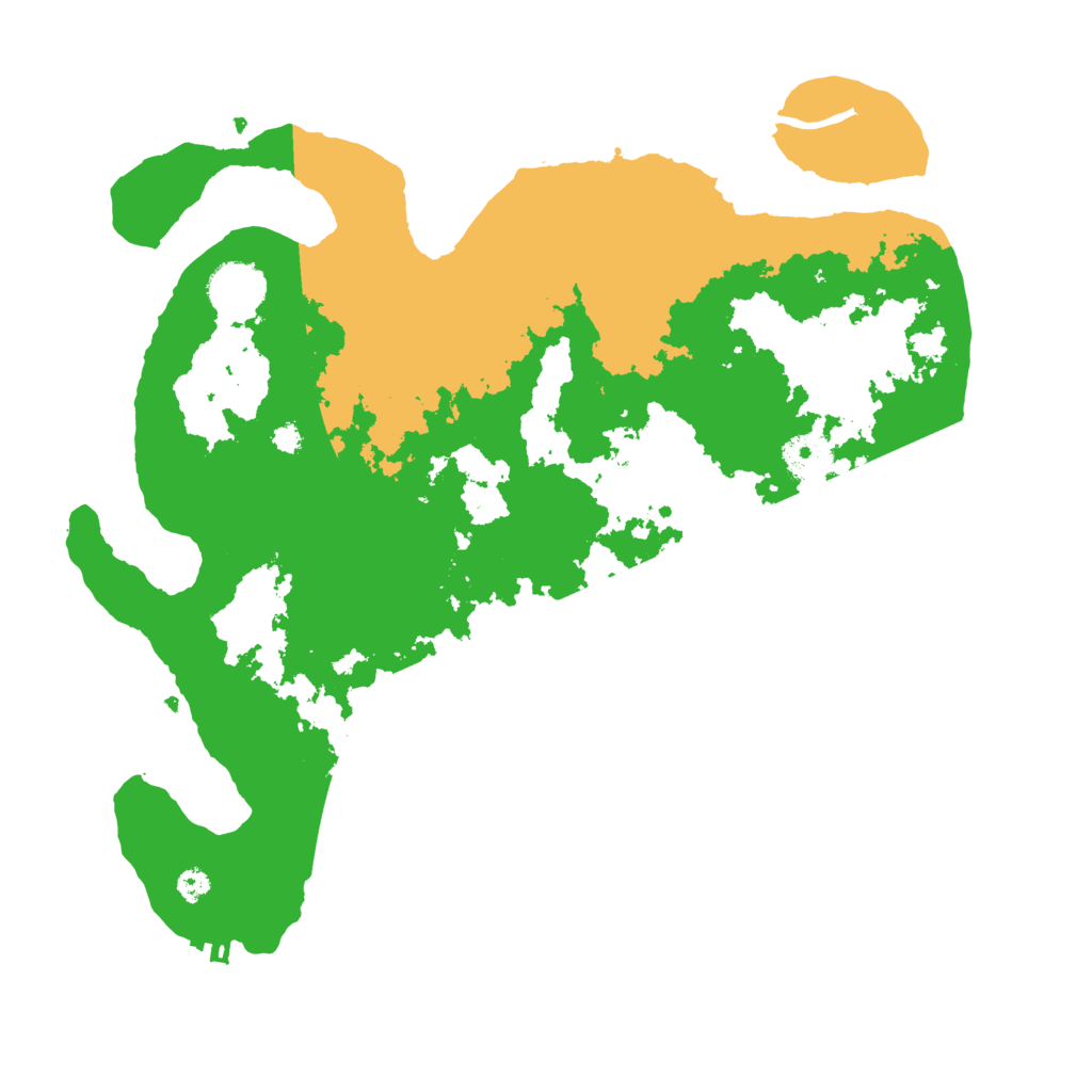 Biome Rust Map: Procedural Map, Size: 3500, Seed: 2536612