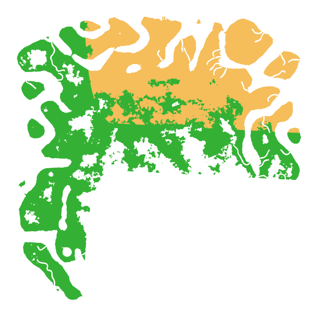 Biome Rust Map: Procedural Map, Size: 6000, Seed: 116570291