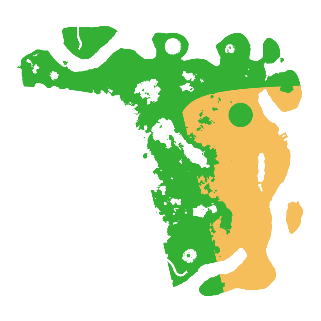 Biome Rust Map: Procedural Map, Size: 3500, Seed: 1432785