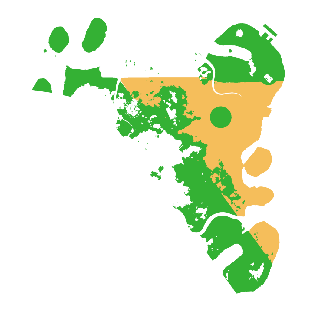 Biome Rust Map: Procedural Map, Size: 3800, Seed: 2350569