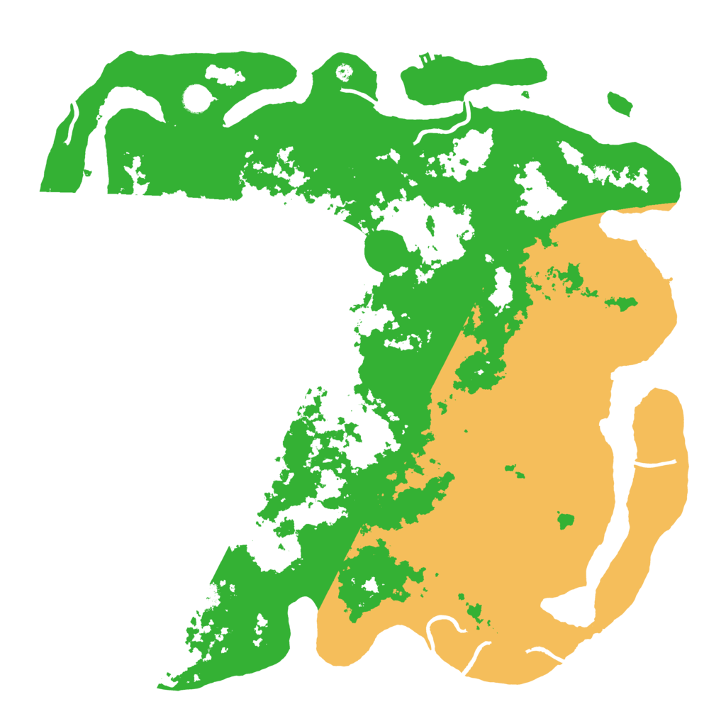 Biome Rust Map: Procedural Map, Size: 4500, Seed: 47567475