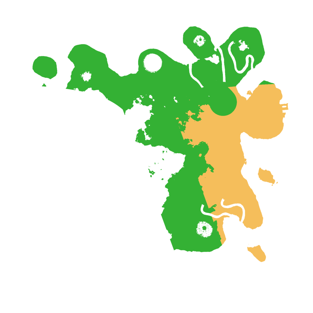 Biome Rust Map: Procedural Map, Size: 3000, Seed: 1850690663