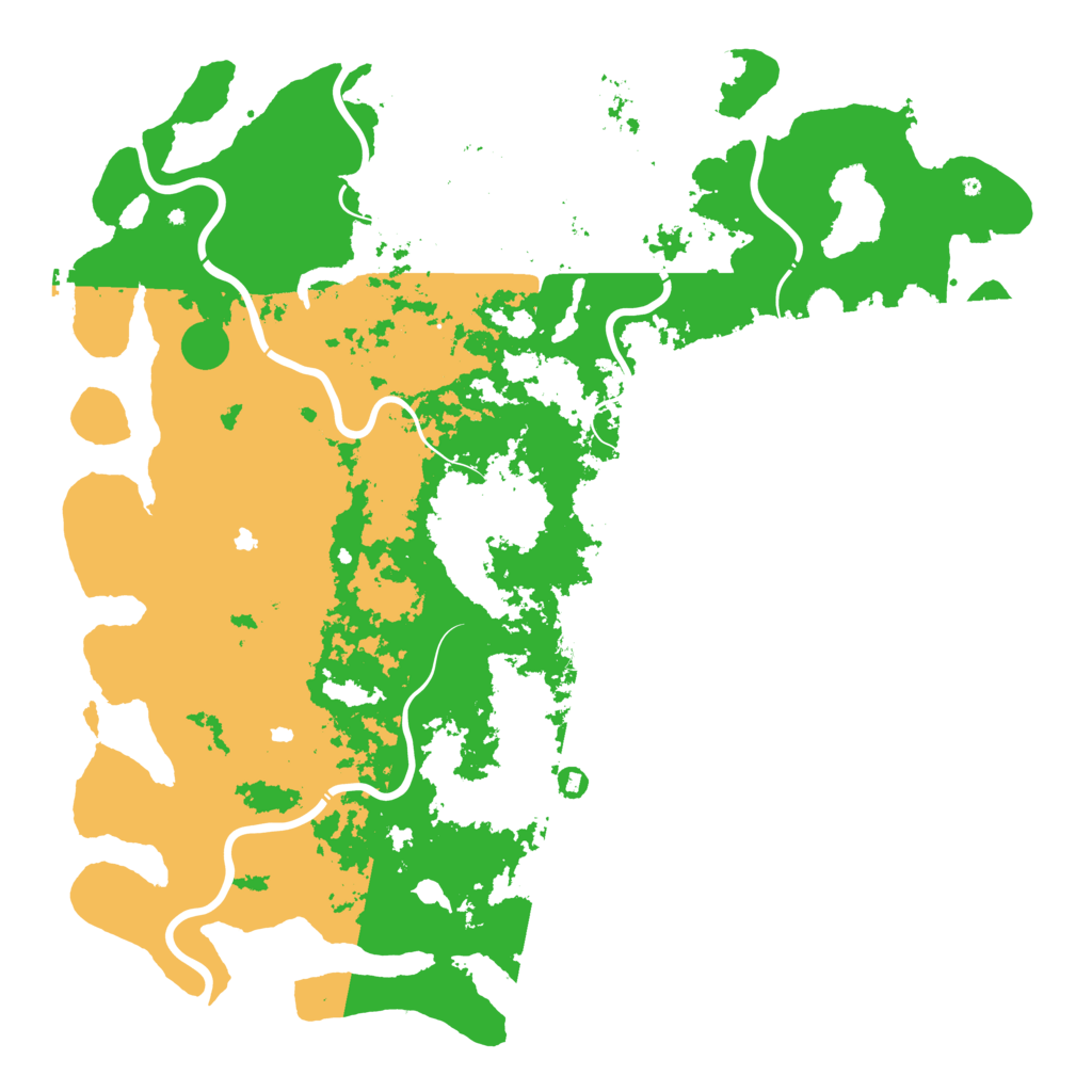 Biome Rust Map: Procedural Map, Size: 6000, Seed: 38217402