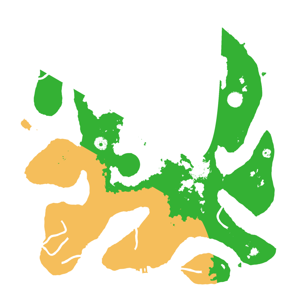 Biome Rust Map: Procedural Map, Size: 3500, Seed: 2010902022