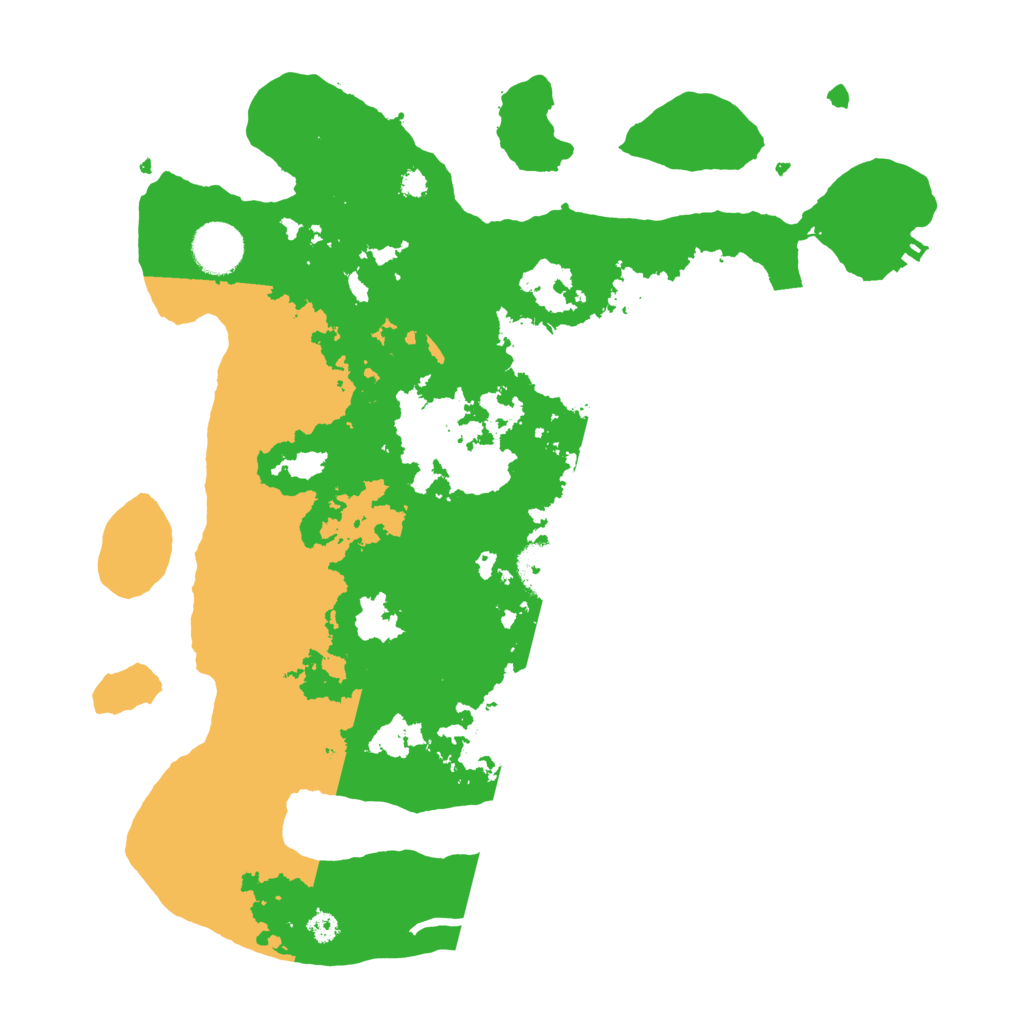 Biome Rust Map: Procedural Map, Size: 3500, Seed: 952118