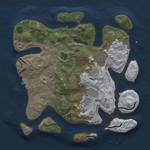 Thumbnail Rust Map: Procedural Map, Size: 3600, Seed: 87, 17 Monuments