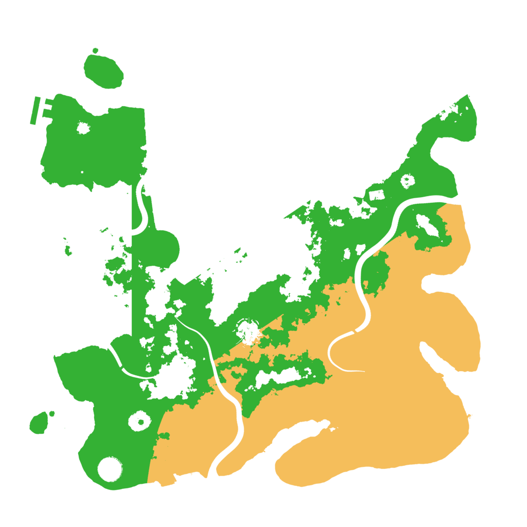 Biome Rust Map: Procedural Map, Size: 3800, Seed: 2584667