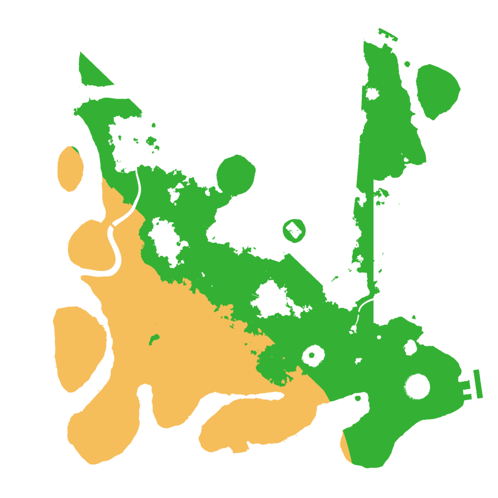 Biome Rust Map: Procedural Map, Size: 3500, Seed: 371080362