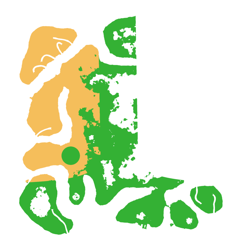 Biome Rust Map: Procedural Map, Size: 3600, Seed: 2147483644