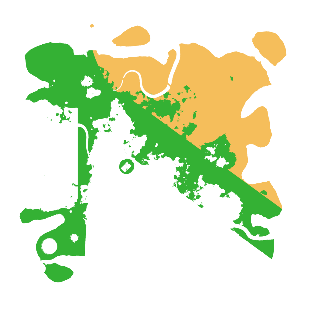 Biome Rust Map: Procedural Map, Size: 3500, Seed: 3111242