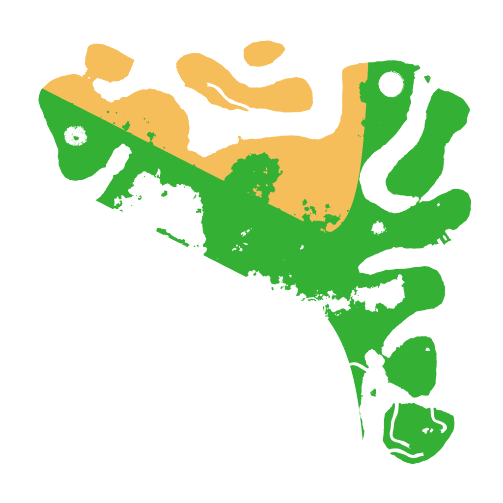 Biome Rust Map: Procedural Map, Size: 3550, Seed: 4081792