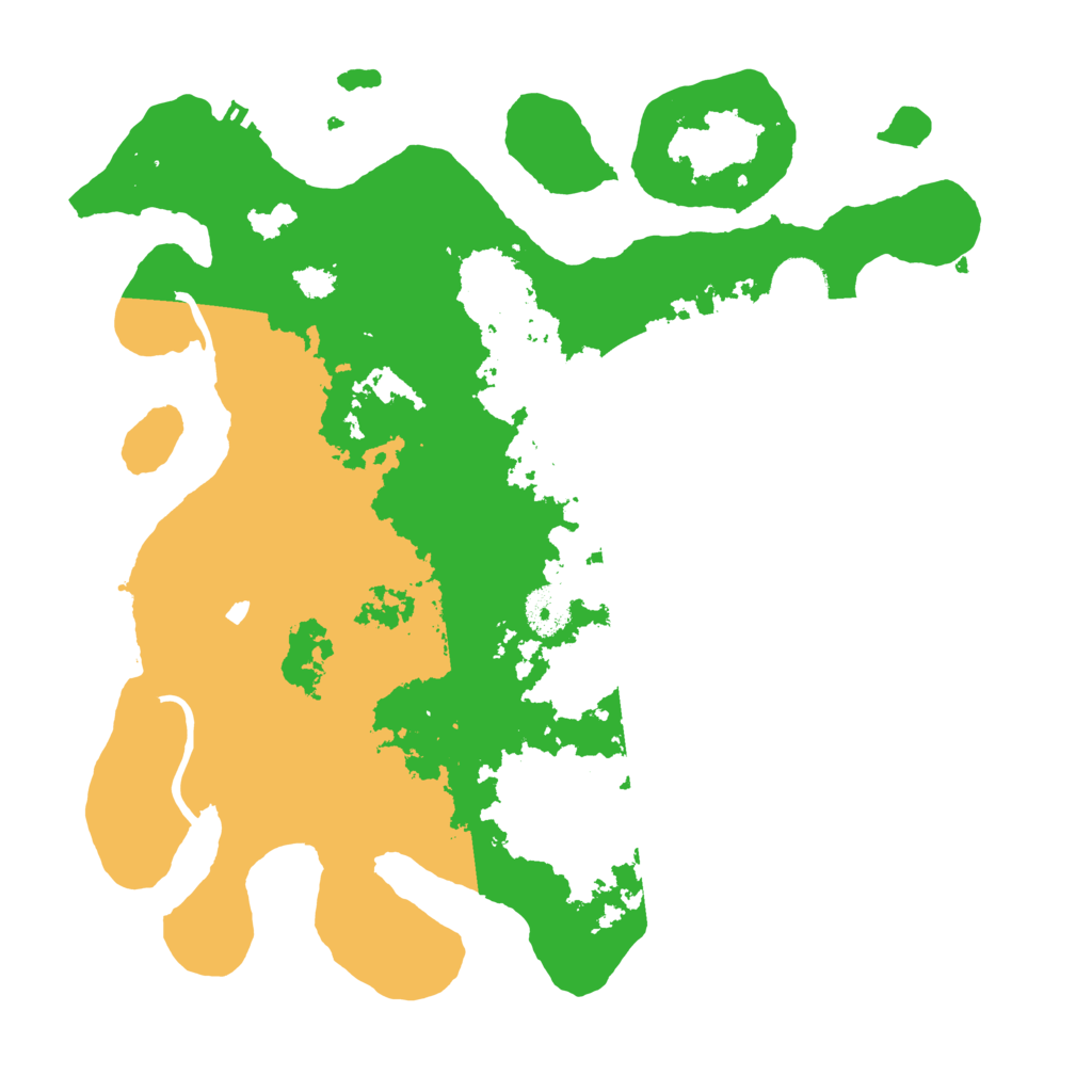 Biome Rust Map: Procedural Map, Size: 3500, Seed: 3149668