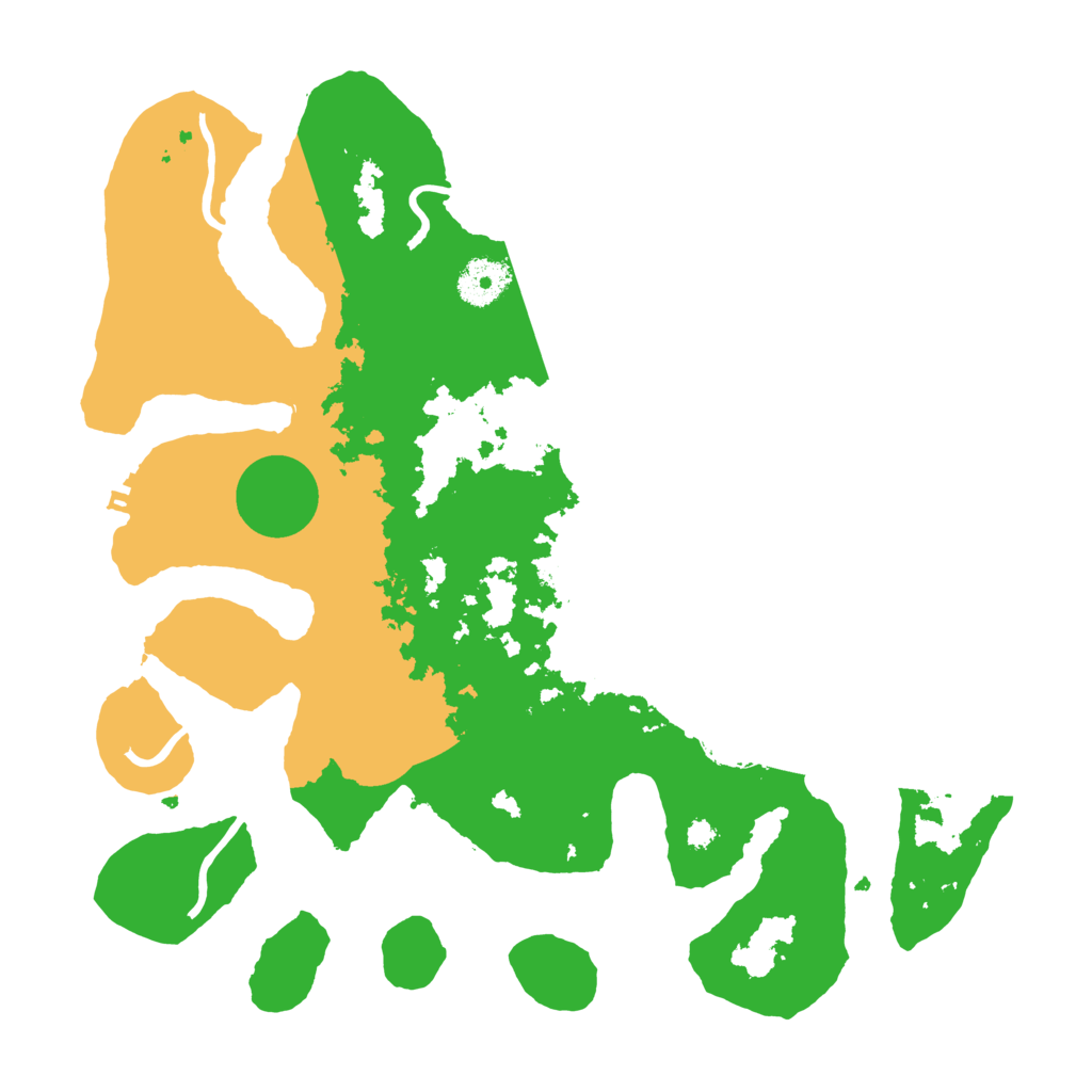 Biome Rust Map: Procedural Map, Size: 3500, Seed: 5066946