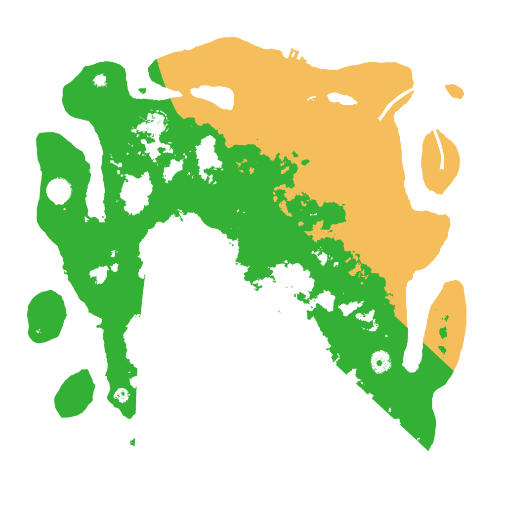 Biome Rust Map: Procedural Map, Size: 3550, Seed: 633492