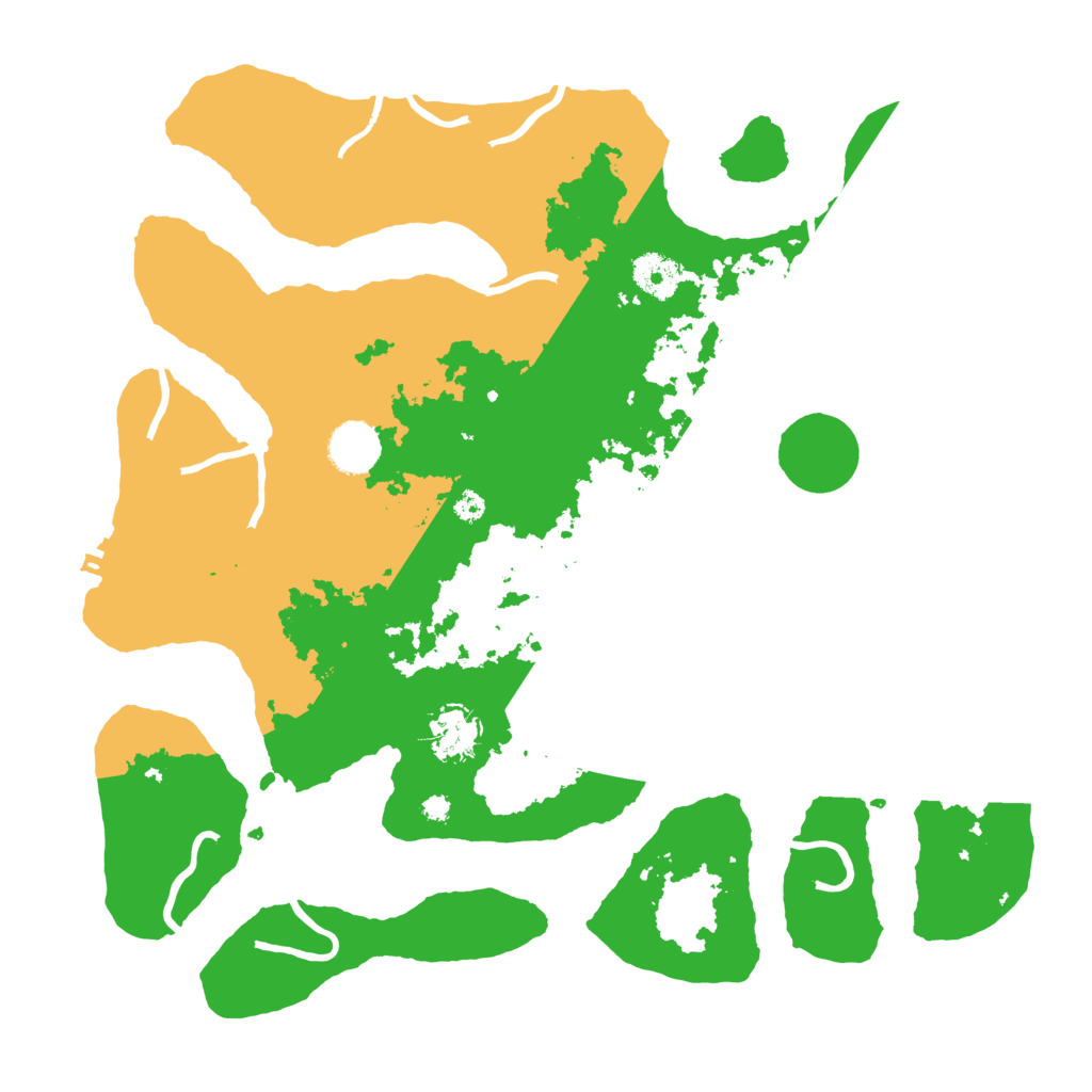 Biome Rust Map: Procedural Map, Size: 3700, Seed: 4313066