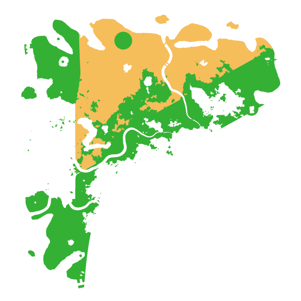 Biome Rust Map: Procedural Map, Size: 4500, Seed: 36500