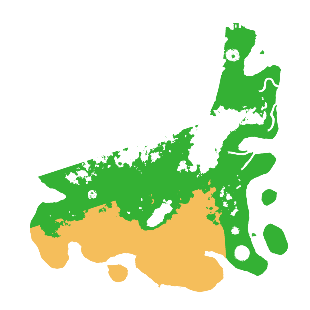 Biome Rust Map: Procedural Map, Size: 3550, Seed: 2770852