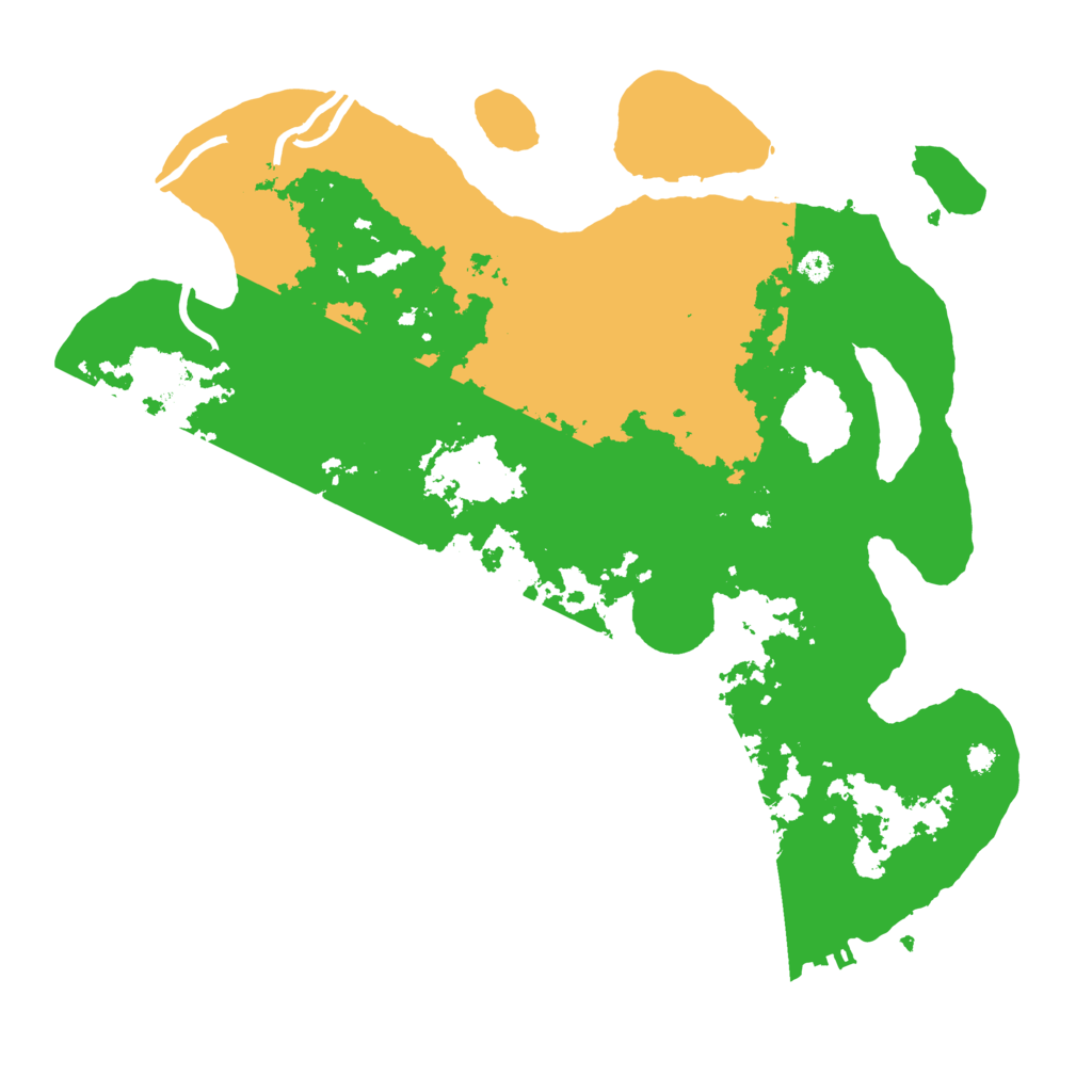 Biome Rust Map: Procedural Map, Size: 3550, Seed: 1375851