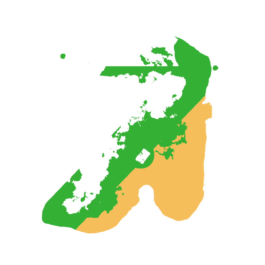 Biome Rust Map: Procedural Map, Size: 2000, Seed: 66883400