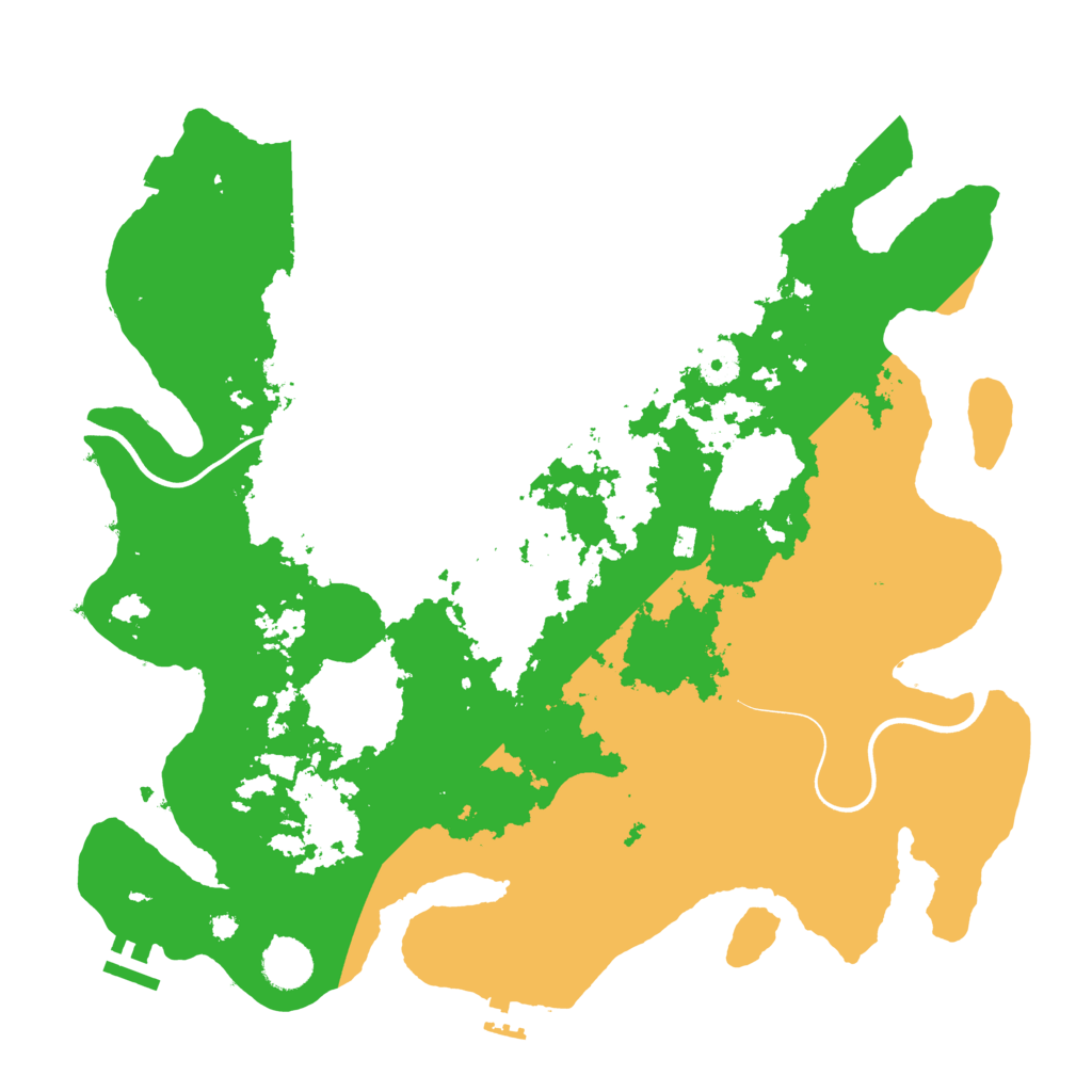 Biome Rust Map: Procedural Map, Size: 3850, Seed: 580058039