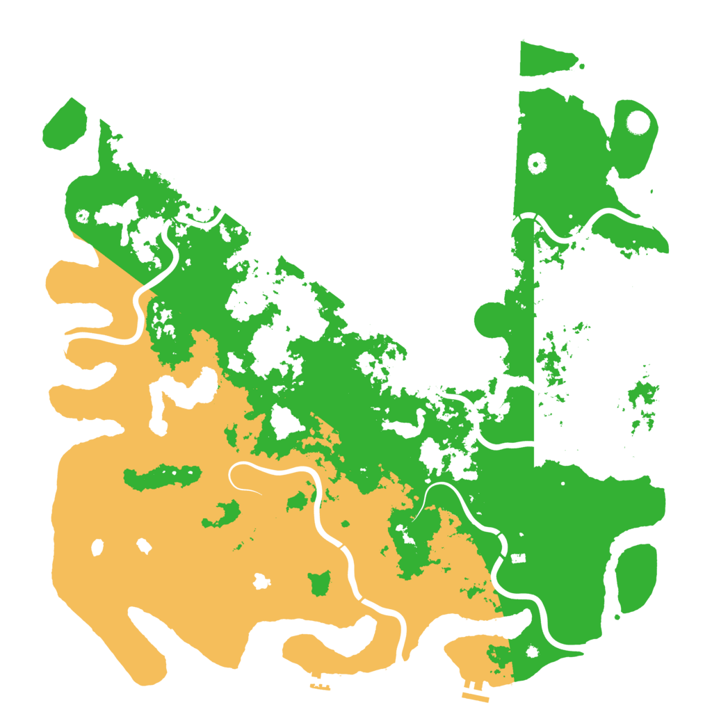 Biome Rust Map: Procedural Map, Size: 5300, Seed: 483607490