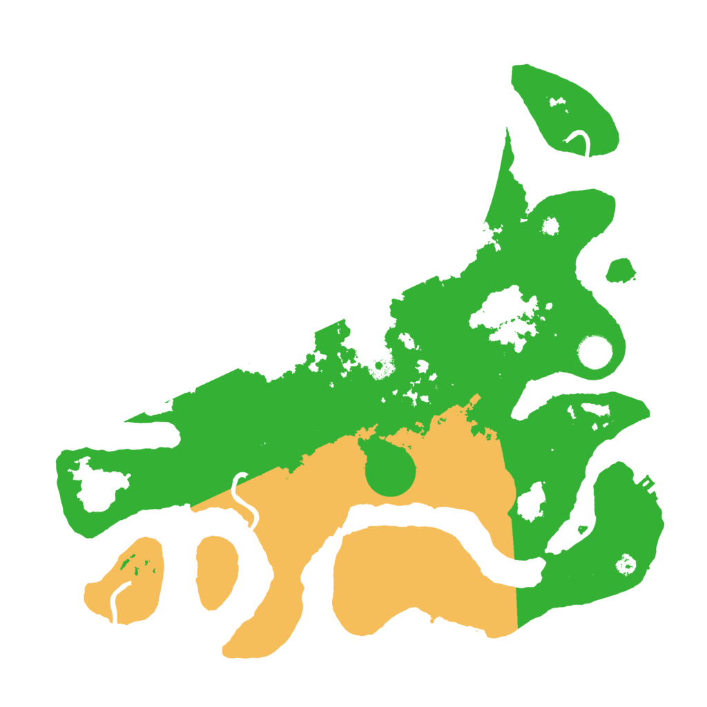 Biome Rust Map: Procedural Map, Size: 3700, Seed: 2427273