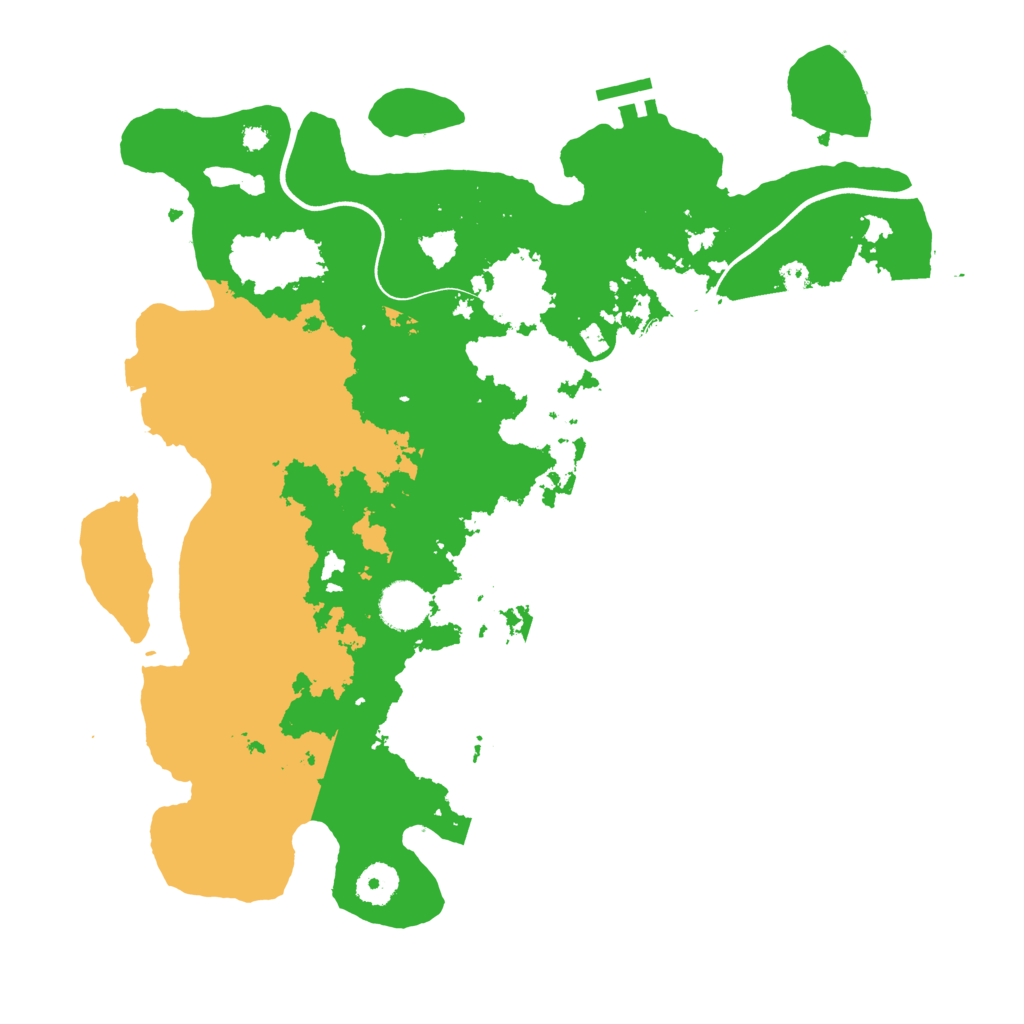 Biome Rust Map: Procedural Map, Size: 3700, Seed: 5643988