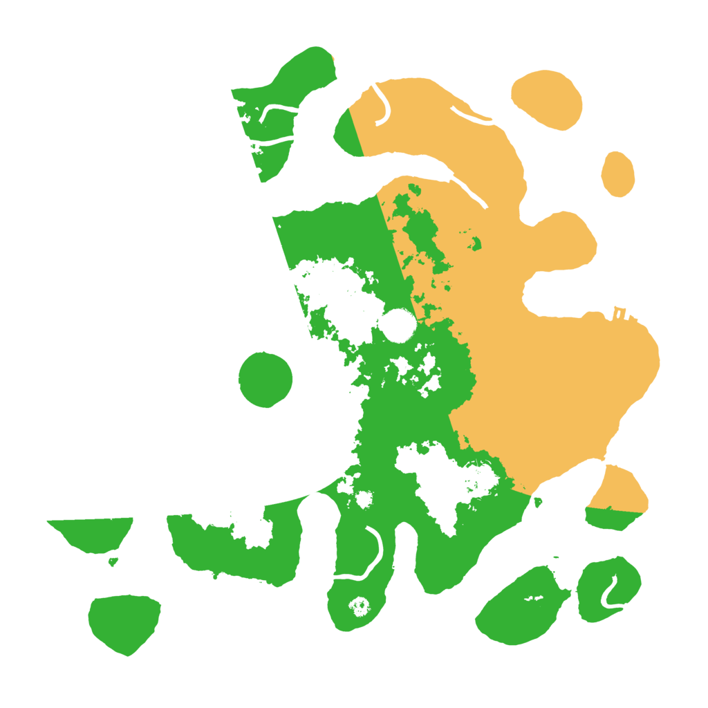 Biome Rust Map: Procedural Map, Size: 3700, Seed: 5950631