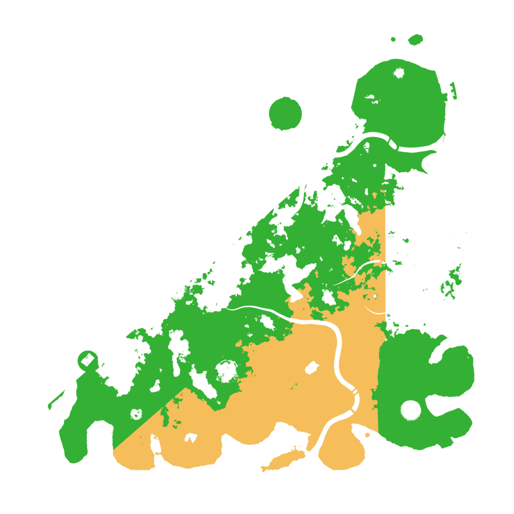 Biome Rust Map: Procedural Map, Size: 4500, Seed: 3375319