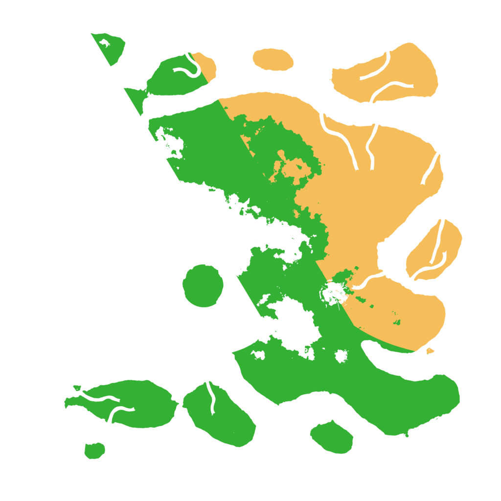 Biome Rust Map: Procedural Map, Size: 3500, Seed: 2053002096