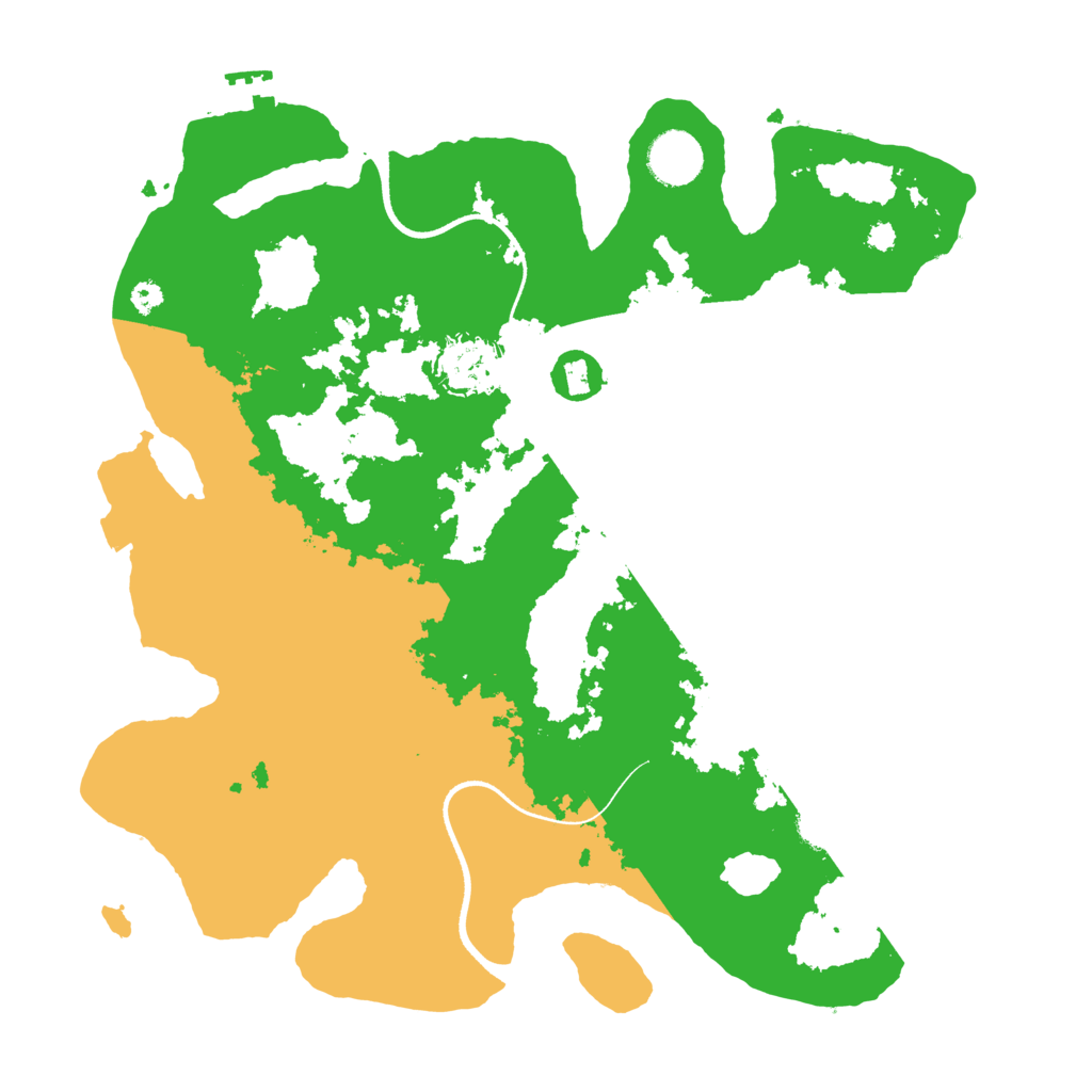 Biome Rust Map: Procedural Map, Size: 3500, Seed: 4693716