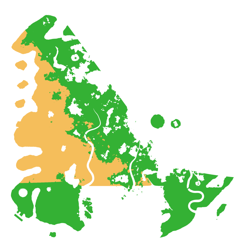 Biome Rust Map: Procedural Map, Size: 5000, Seed: 13482967
