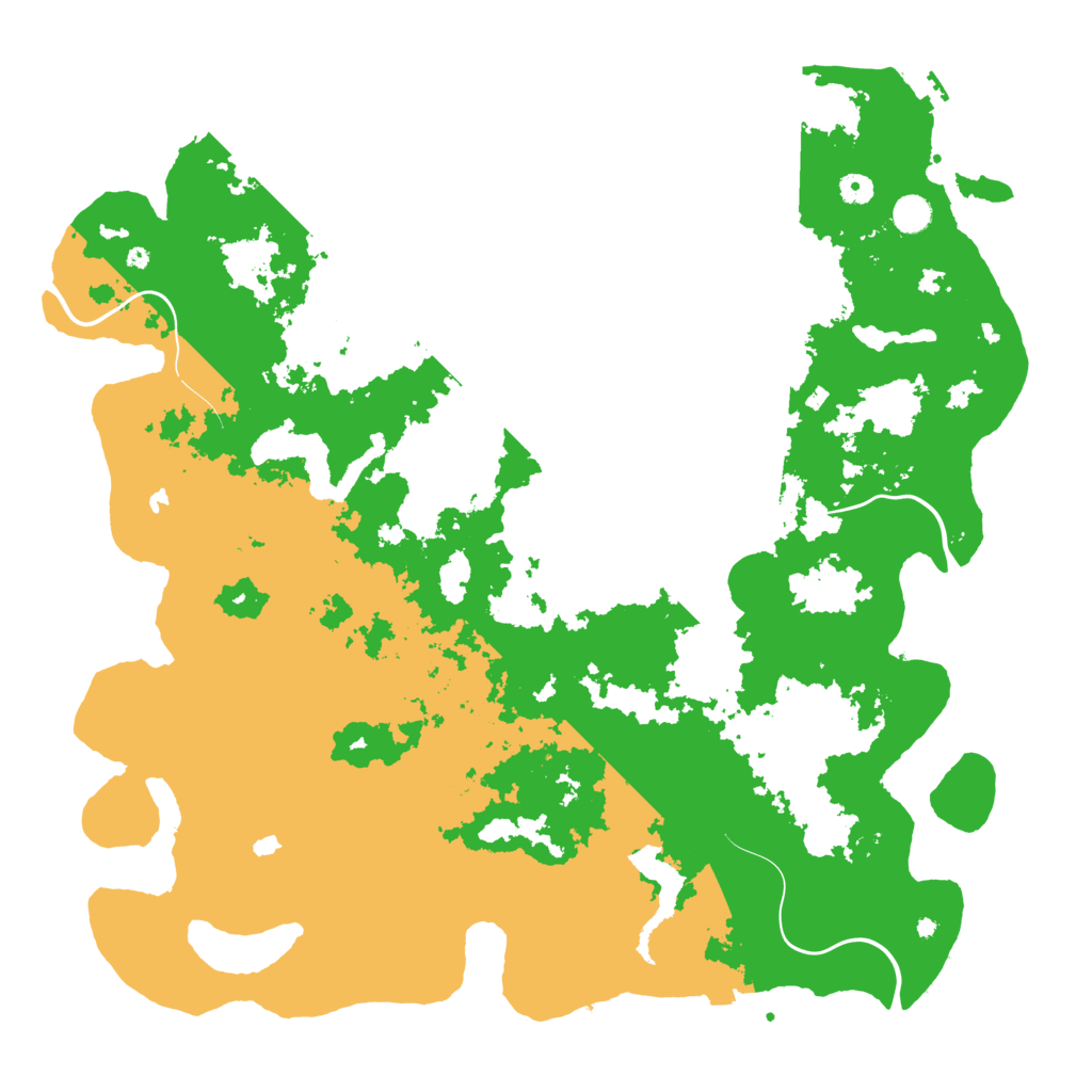 Biome Rust Map: Procedural Map, Size: 5000, Seed: 7629818