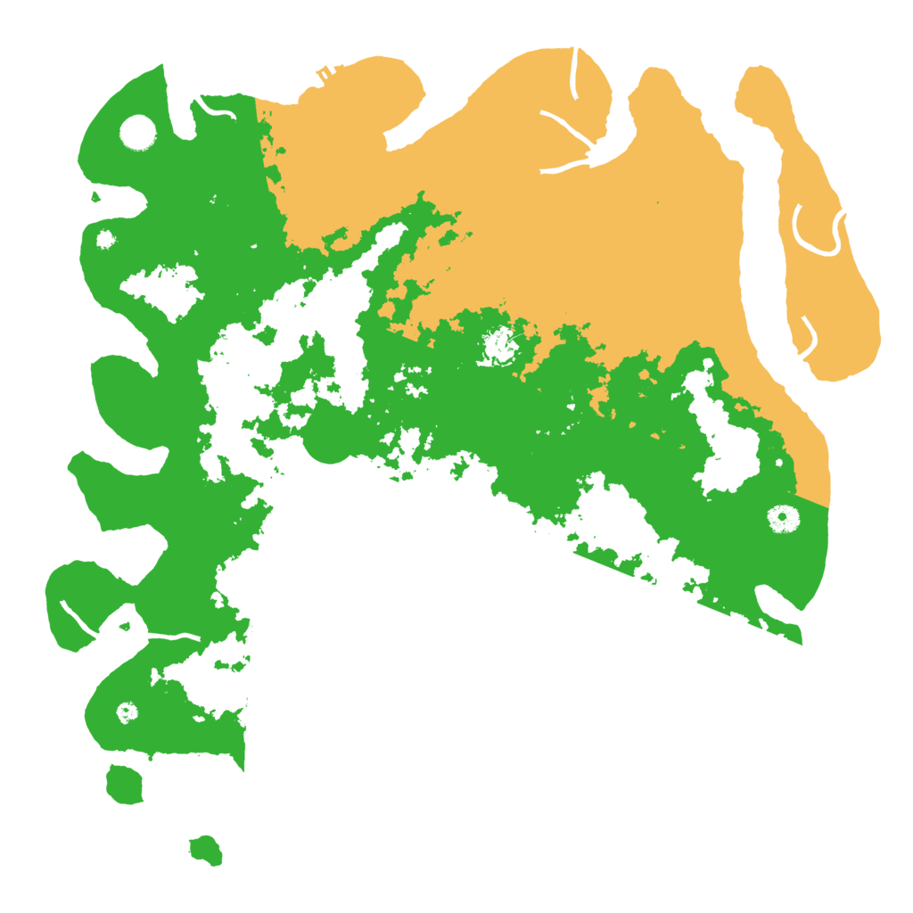 Biome Rust Map: Procedural Map, Size: 4500, Seed: 999