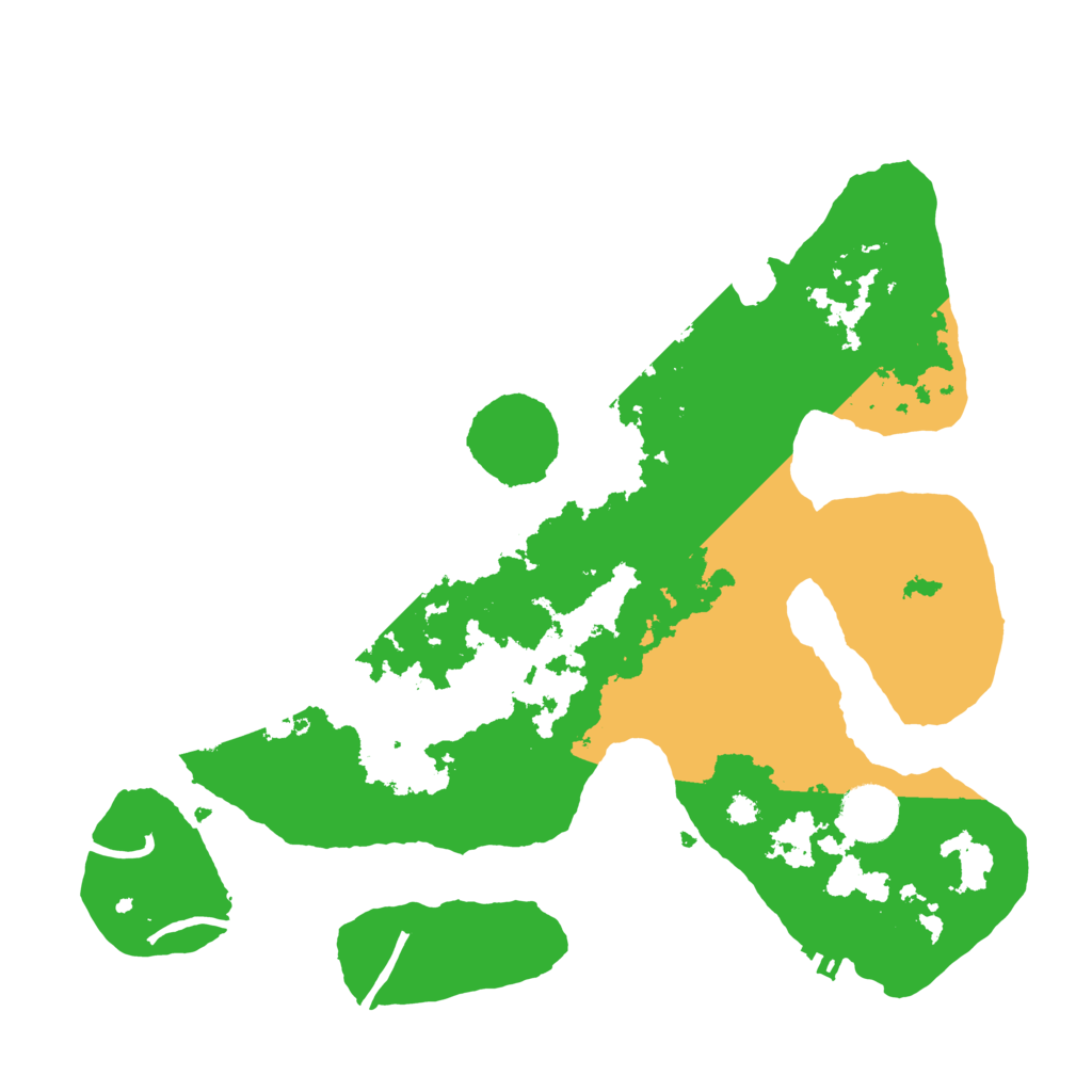 Biome Rust Map: Procedural Map, Size: 3350, Seed: 3302