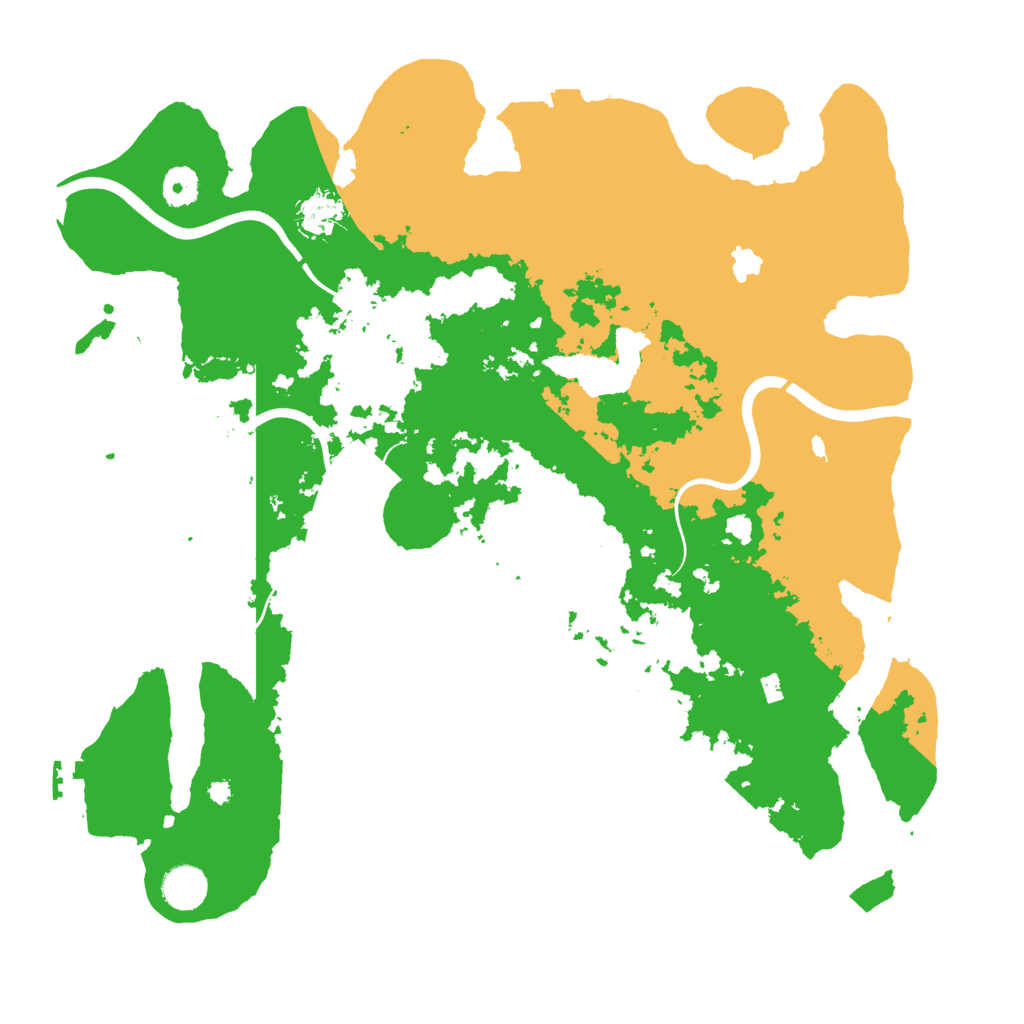 Biome Rust Map: Procedural Map, Size: 4000, Seed: 299093307