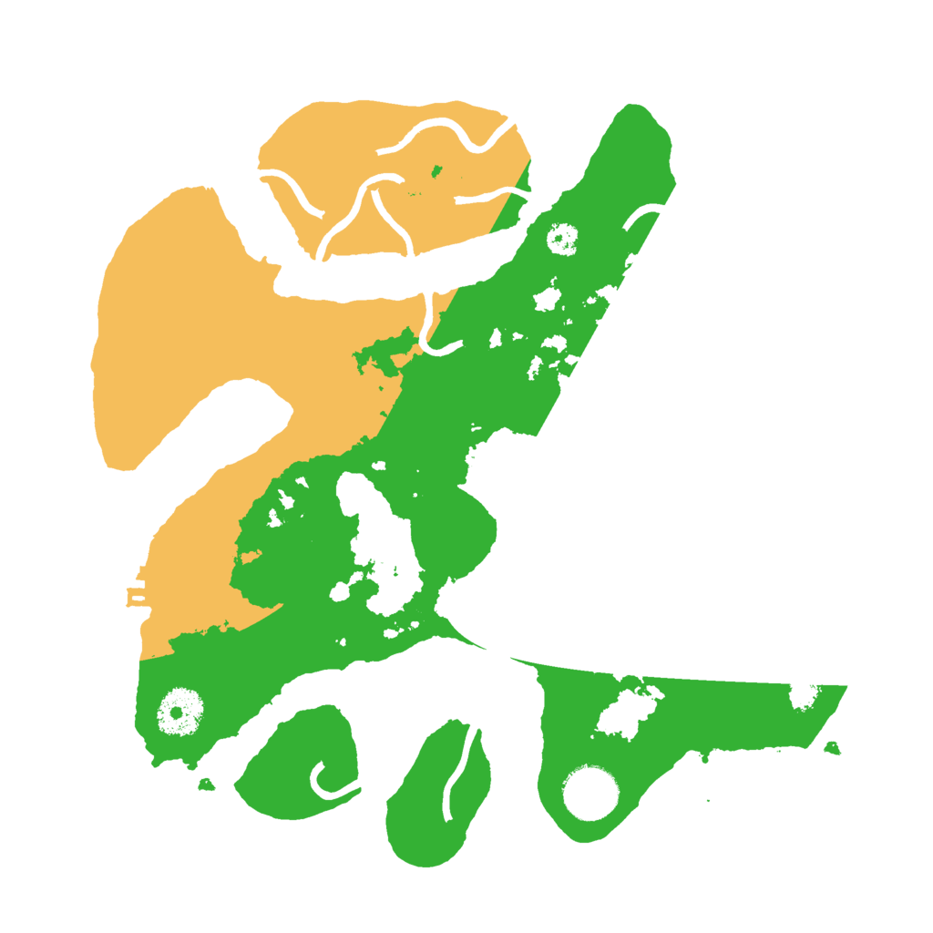 Biome Rust Map: Procedural Map, Size: 3000, Seed: 580010