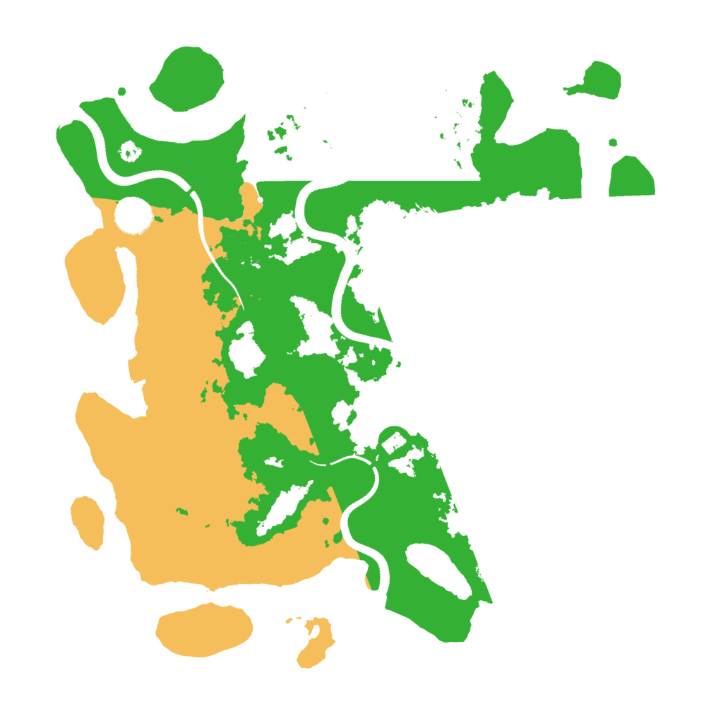 Biome Rust Map: Procedural Map, Size: 3500, Seed: 3469627