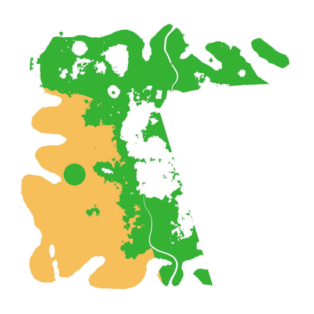 Biome Rust Map: Procedural Map, Size: 3800, Seed: 3434845