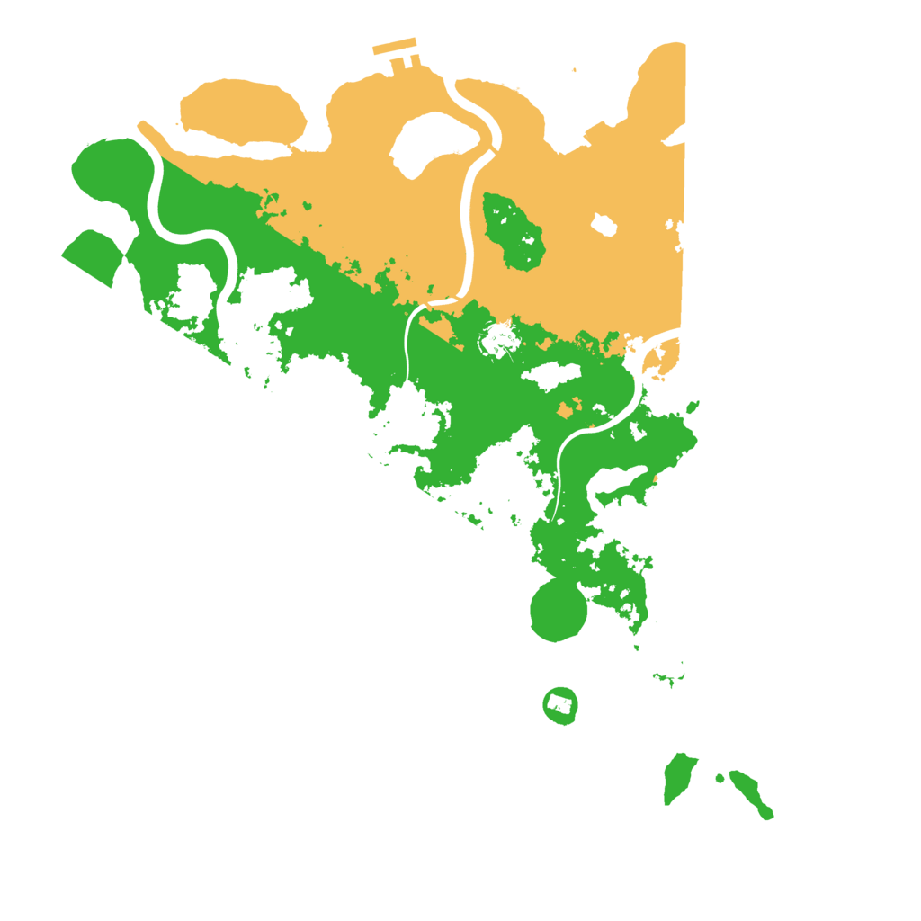 Biome Rust Map: Procedural Map, Size: 4250, Seed: 1803