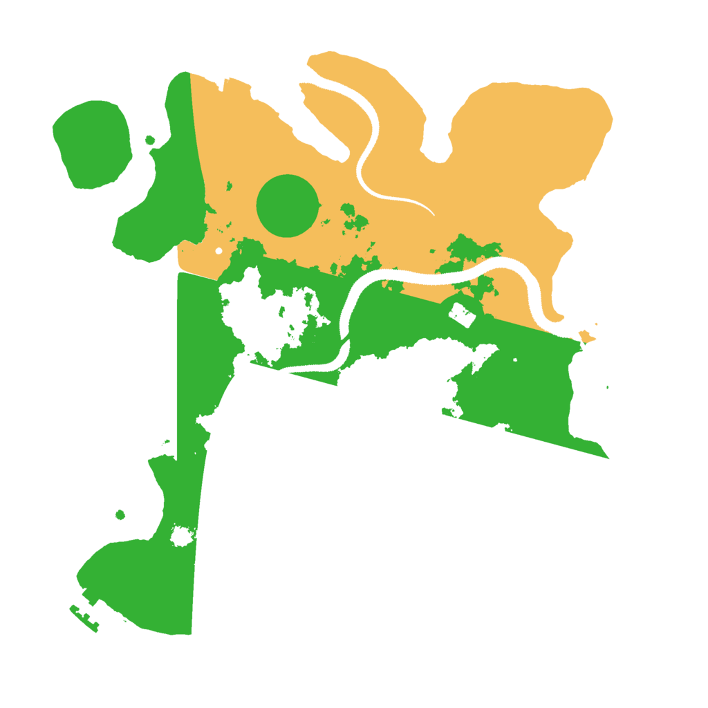 Biome Rust Map: Procedural Map, Size: 3000, Seed: 821003