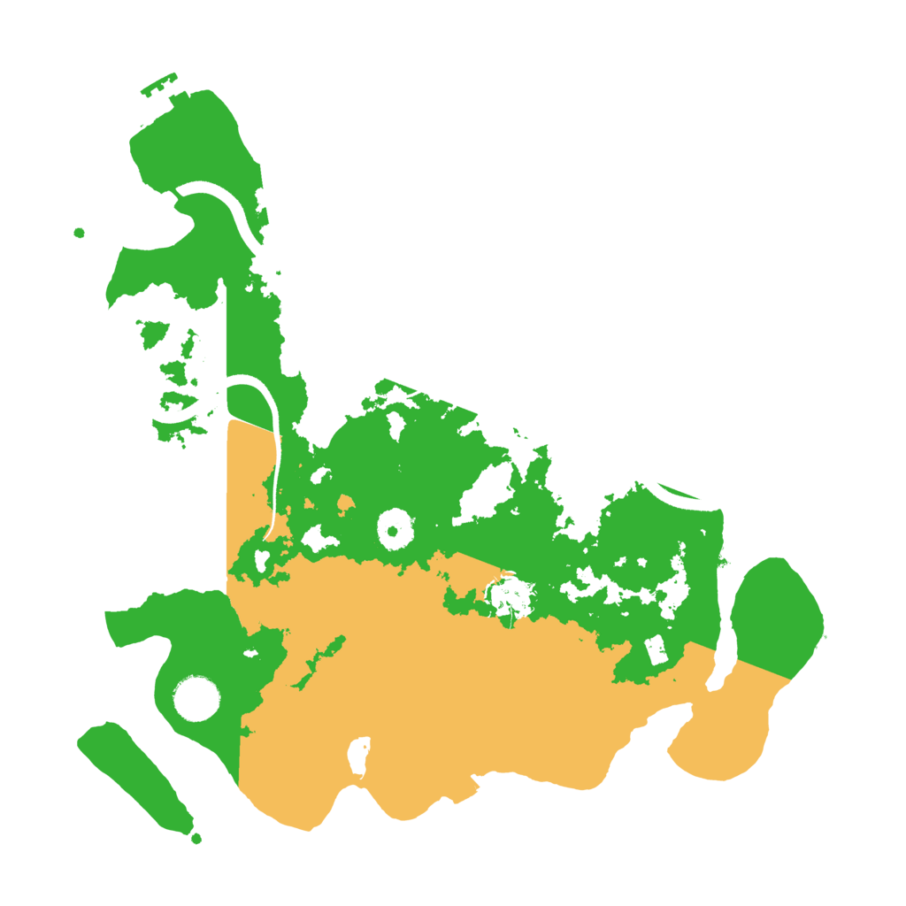 Biome Rust Map: Procedural Map, Size: 3500, Seed: 537394