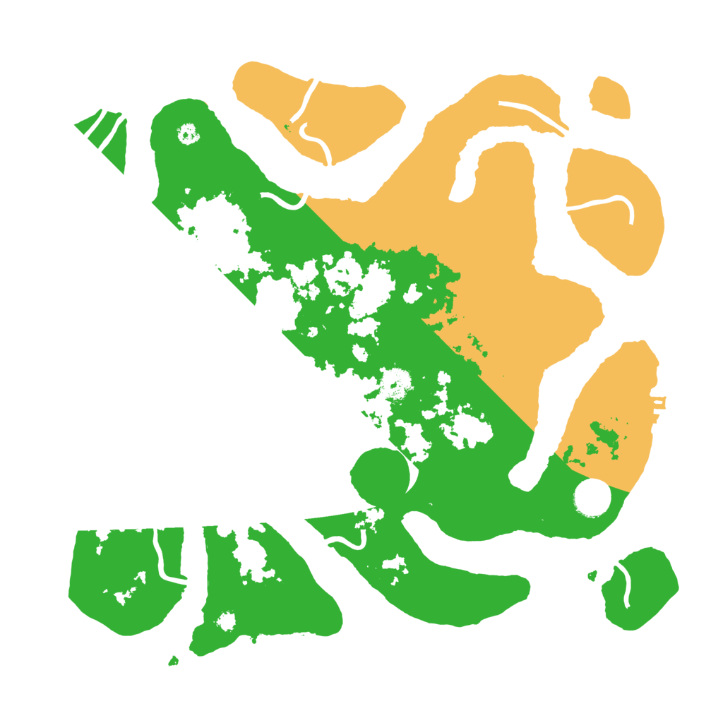 Biome Rust Map: Procedural Map, Size: 3500, Seed: 1354634